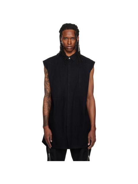 Rick Owens Black Tower Jumbo SL Overshirt