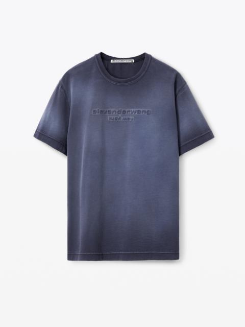 short sleeve tee in compact jersey