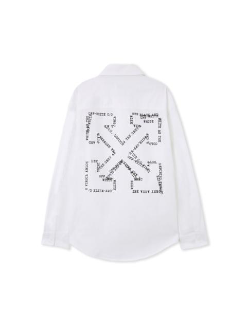 Off-White Type Arrow Poplin Overshirt