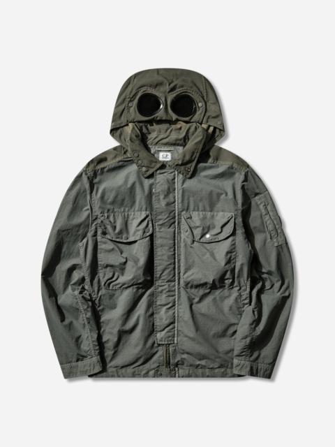 C.P. Company Men's Flatt Nylon Goggle Jacket Laurel Wreath