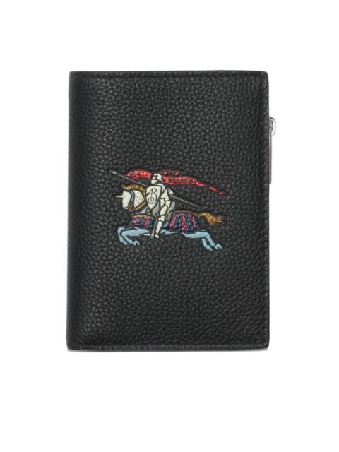 Burberry Equestrian Knight zip wallet