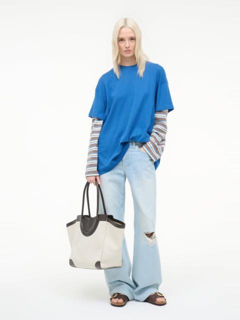 STAUD STAUD WILLIAM TEE BLUE MOJAVE STRIPE