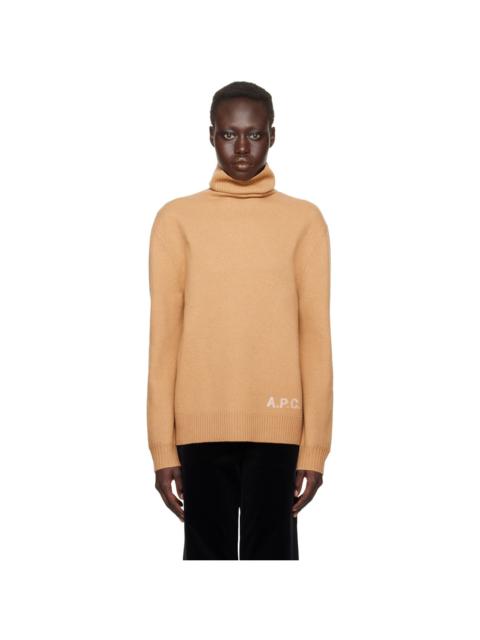 A.P.C. Tan Walter Turtleneck