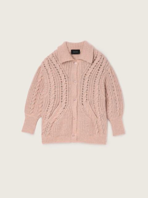 Simone Rocha Sculpted Chunky Knit Cardigan