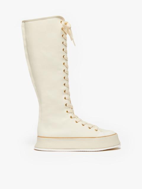 SPRINGBOOTC Canvas lace-up boots