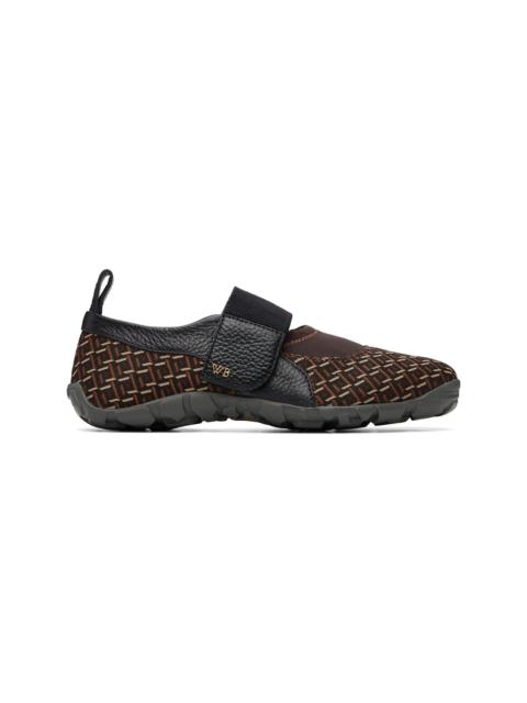 WALES BONNER Brown Jewel Mary Jane Sneakers