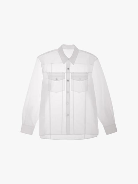 Helmut Lang POPLIN TRUCKER SHIRT JACKET