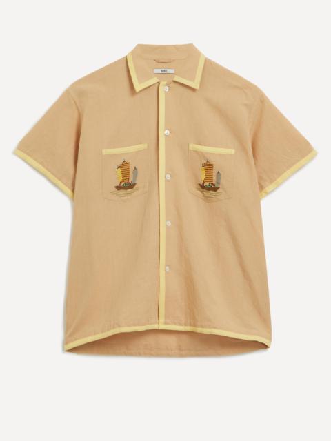 Ship Appliqué Short Sleeve Shirt