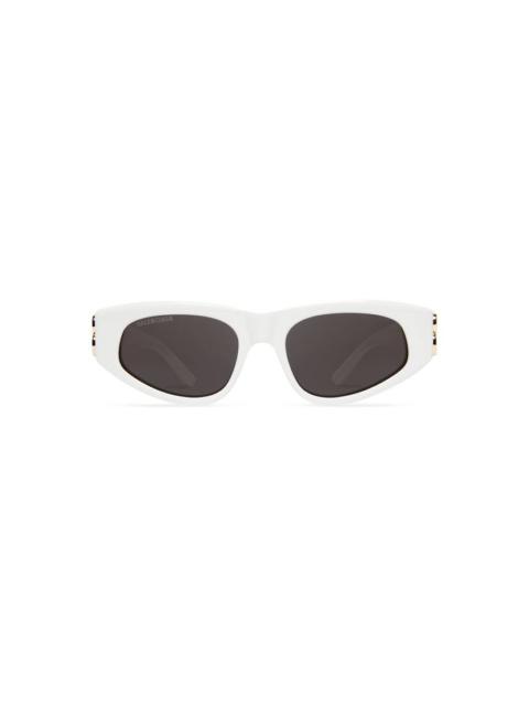 Women's Dynasty D-frame Sunglasses in White