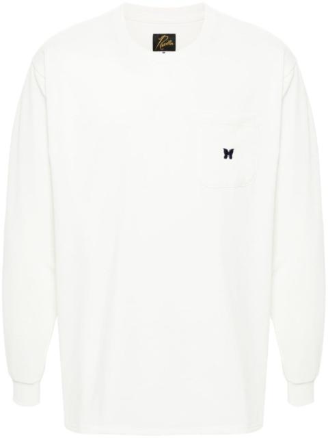 NEEDLES logo-appliquÃ© jersey sweatshirt