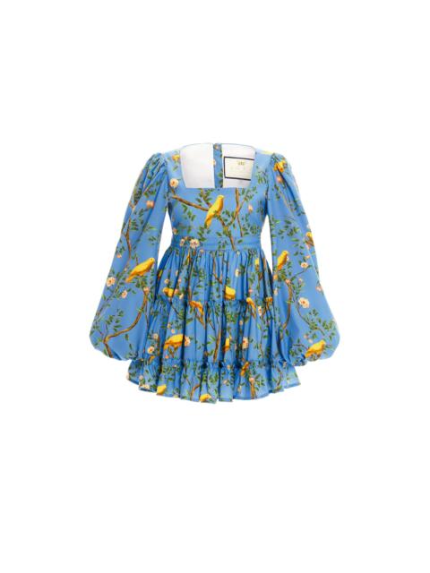 Agua by Agua Bendita Avena Canarios Blue Mini Dress