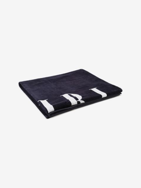 AMIRI logo-print beach towel