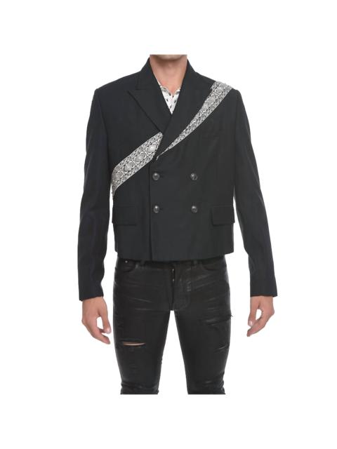 AMIRI Double Breasted Guitar Jacket "Black" YOM12177WV BLK
