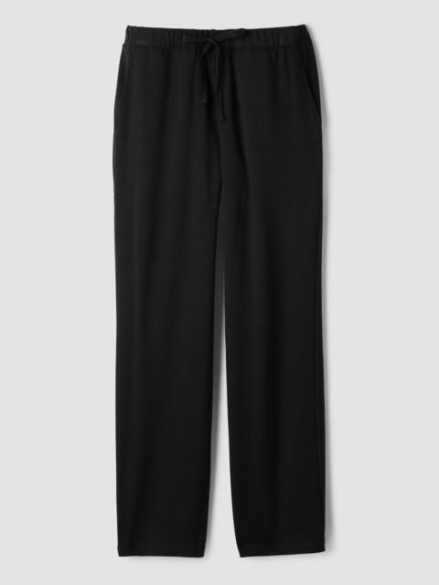 EILEEN FISHER Cozy Brushed Terry Hug Straight Pant