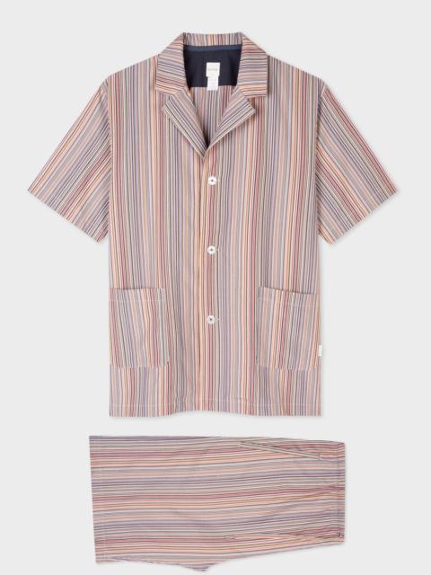 Paul Smith 'Signature Stripe' Short Pyjama Set
