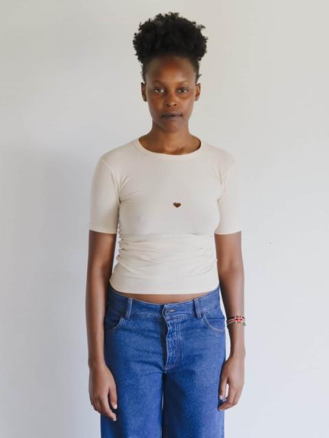 Heart Tee Shirt
                  - Organic Cotton Rib