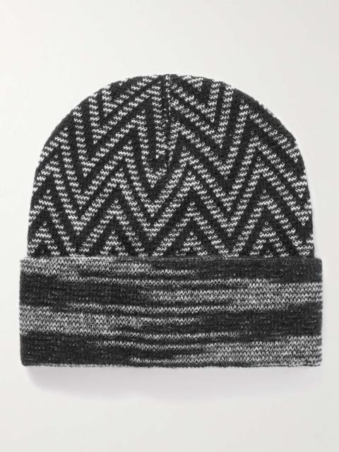 Missoni Striped Crochet-Knit Beanie
