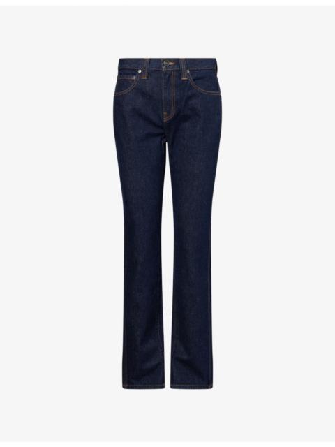 KHAITE Farley Straight Denim Jeans