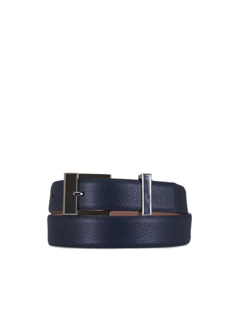 KHAITE Manhattan buckle leather belt
