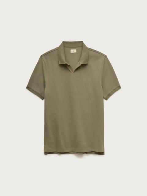 J.CREW Piqué johnny-collar polo shirt