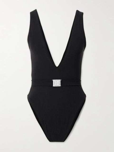 TORY BURCH Belted Swimsuit