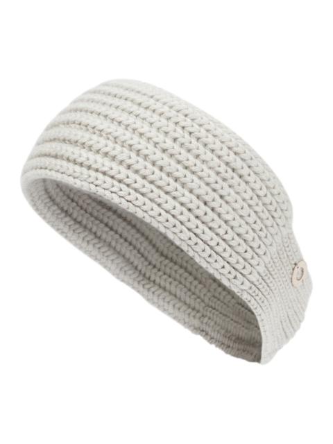 Ribbed-knit cashmere-blend headband