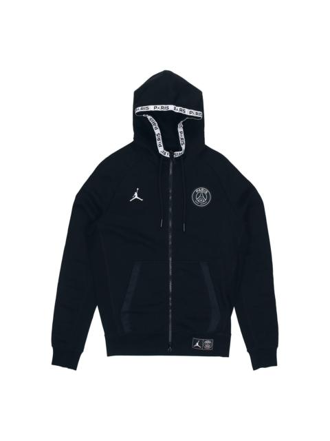 Jordan Air Jordan Cat Paris Saint-Germain Full-length zipper Cardigan Fleece BQ8347-010