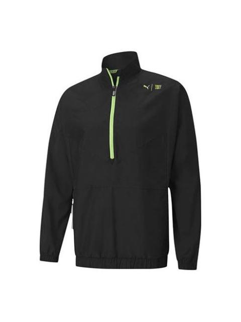 PUMA Puma x 첫번째 마일 Xtreme 길쌈된 훈련 재킷 '블랙' 519455-01