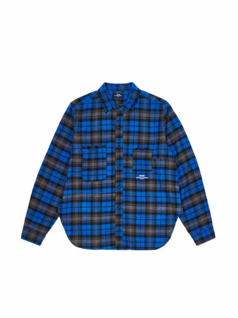 PALACE PALACE ENGINEERED GARMENTS PANEL CHECK WORK SHIRT BLUE