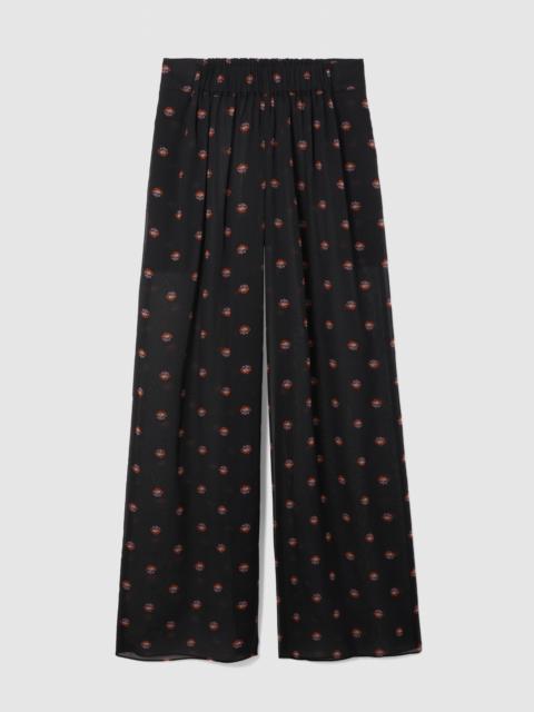 LIBEROWE FLORAL PRINT PALAZZO TROUSERS