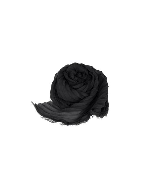 ISSEY MIYAKE FEATHER RAMIE PLEATS SCARF