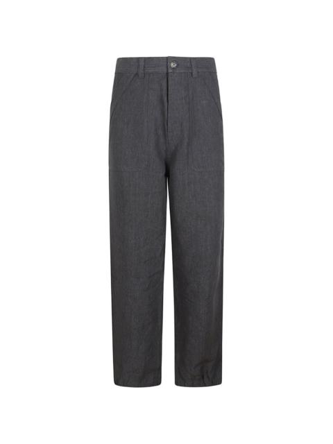 Brunello Cucinelli slub-texture patch-pocket trousers