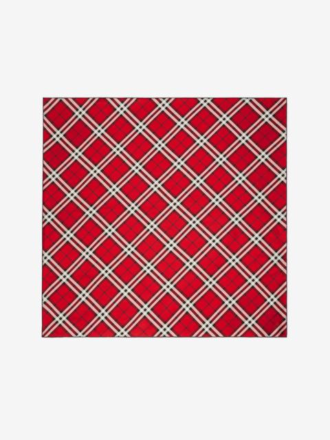 Burberry Check Silk Scarf