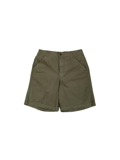 NORSE PROJECTS Kvitfjell Relaxed Cotton Twill Short Olive Night