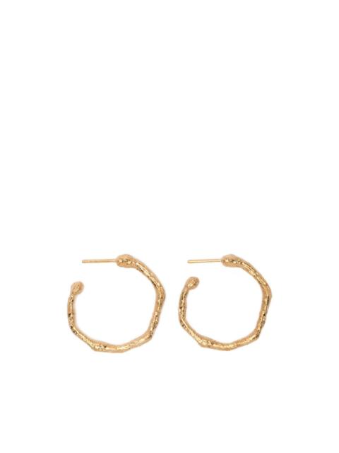 forte_forte textured hoop earrings