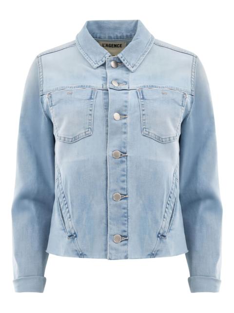 L'AGENCE Janelle buttoned denim jacket