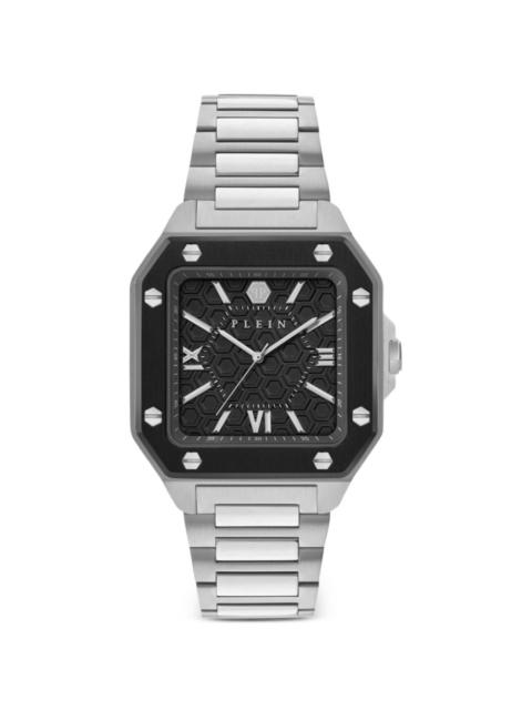 PHILIPP PLEIN black octagonal 42mm Watch