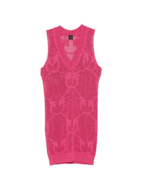 PINKO V-neck mini dress
