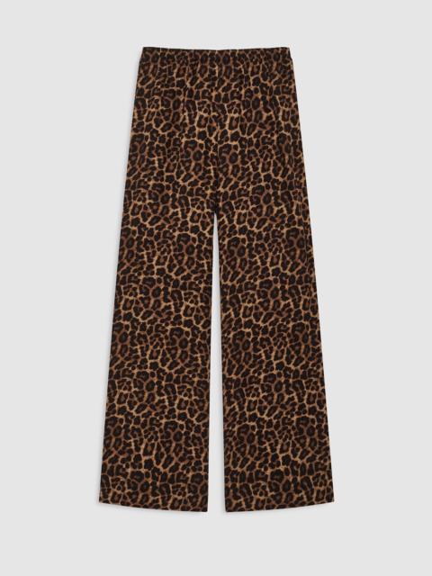 ANINE BING Roslyn Pant - Black And Brown Leopard