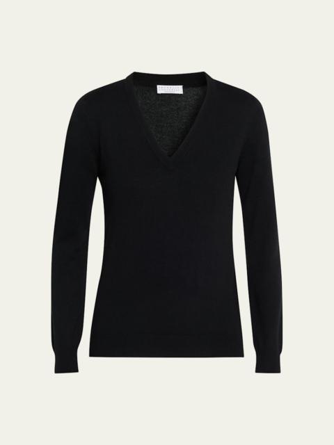 Brunello Cucinelli V-Neck Cashmere Sweater