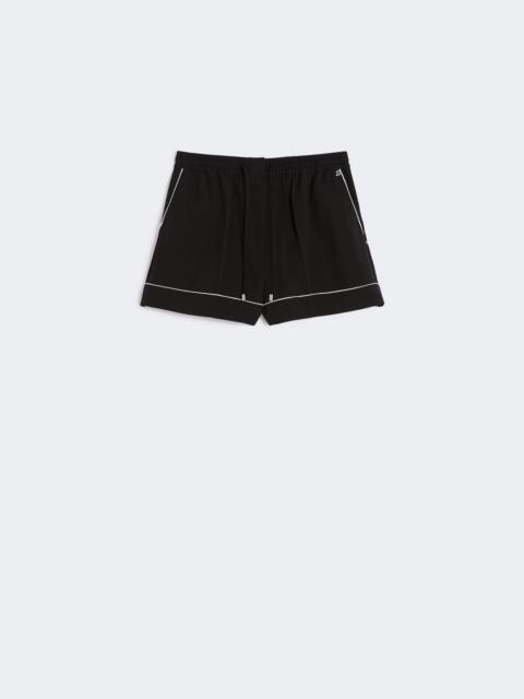 Sportmax Satin jogger shorts - BLACK