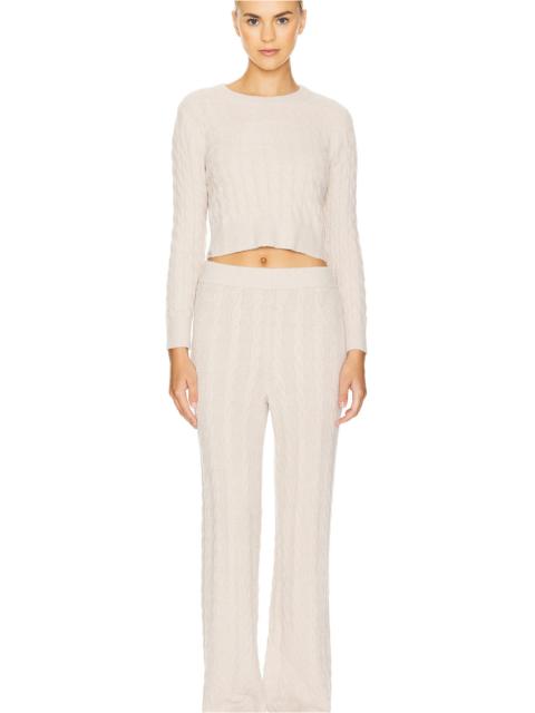 Barefoot Dreams x REVOLVE CozyChic Lite Cable Pullover & Pant Set