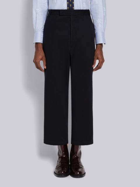 Thom Browne Twill Unconstructed Straight Leg Trouser