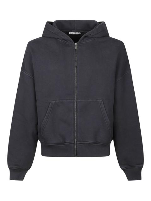 Palm Angels long-sleeve zip-front hoodie