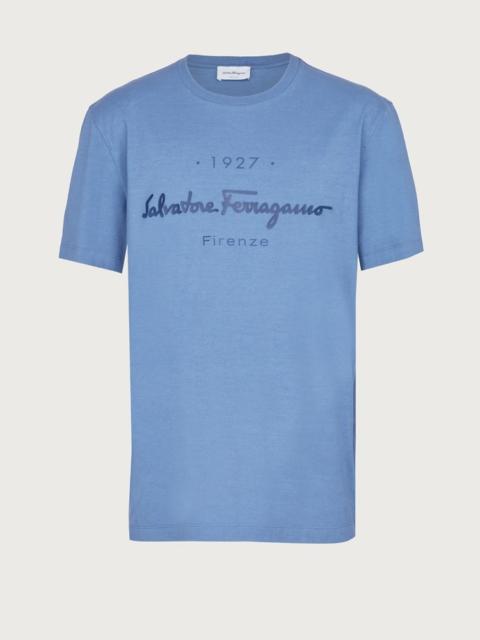 FERRAGAMO 1927 SIGNATURE T-SHIRT