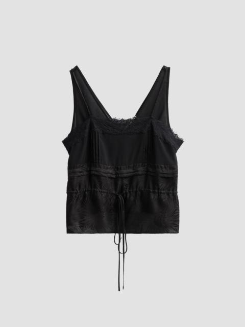 3.1 Phillip Lim Women's Lace-Trim Satin Camisole - Black