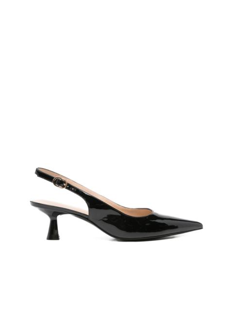 Stuart Weitzman 50mm slingback pointed-toe pumps