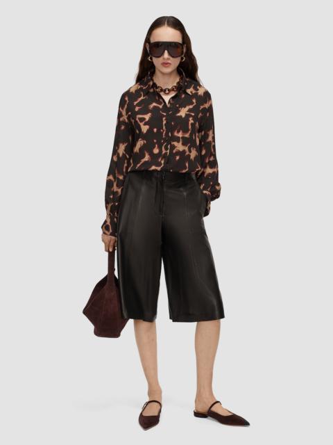 JOSEPH Rieu Tortoiseshell Crepe Blouse
