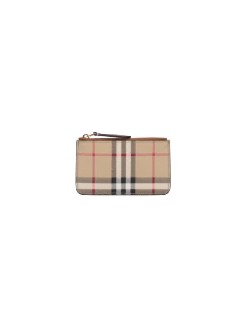 Burberry 'CHECK' ZIP PURSE