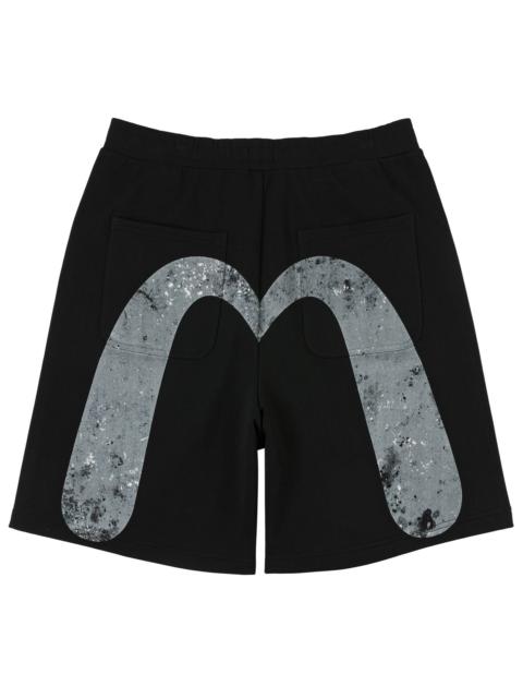 EVISU Spray-dye Daicock Sweat Shorts
